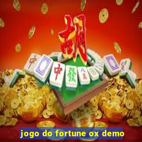 jogo do fortune ox demo